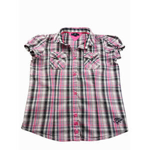 ​Tommy Hilfiger Plaid Shirt 7T / Chemise Tommy Hilfiger Fillette 7T